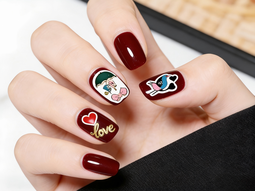 đź’• Ultra-Romantic Nail Stickers | Dreamy Nails in Just 10 Seconds